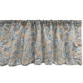 thumbnail image 1 of Bohemian Window Valance Pack of 2, Hipster Scenery with Ornamented Feathers and Beads, Rod Pocket Curtain Valances Kitchen Bedroom, 2 Sizes, Tan Multicolor, by Ambesonne, 1 of 2