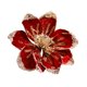 thumbnail image 5 of Decoración navideña de magnolia, flores brillantes, tallos de flores artificiales para corona, boda, año Nuevo, chimenea de invierno Rojo oscuro, 5 of 8