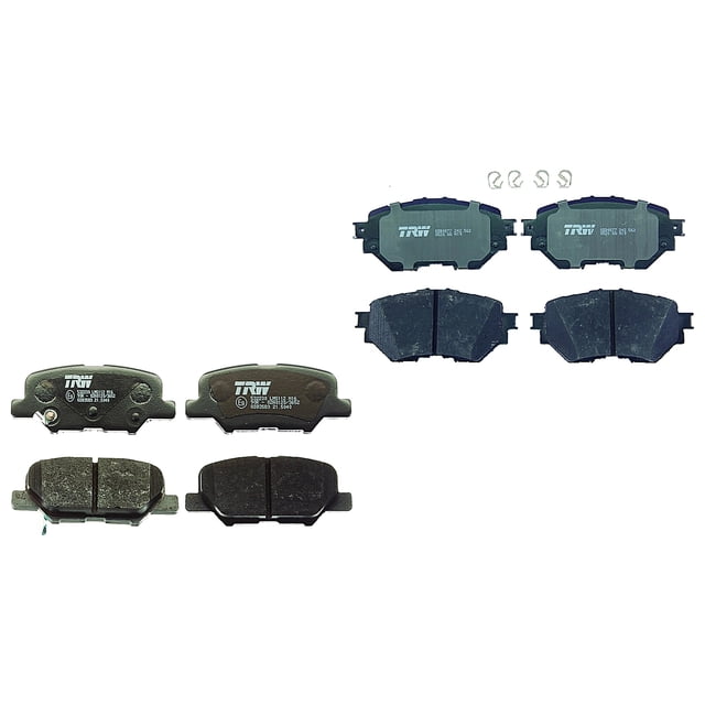 Set Balatas Bajos Metales 3 2014 A 2018 Mazda TRW Kit Completo