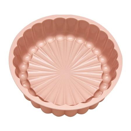 

Home DIY Easy Clean Silicone Round Strawberry 3D Chocolate Cake Accessories