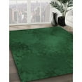thumbnail image 2 of Ahgly Company Indoor Round Patterned Dark Forest Green Area Rugs, 6' Round, 2 of 6