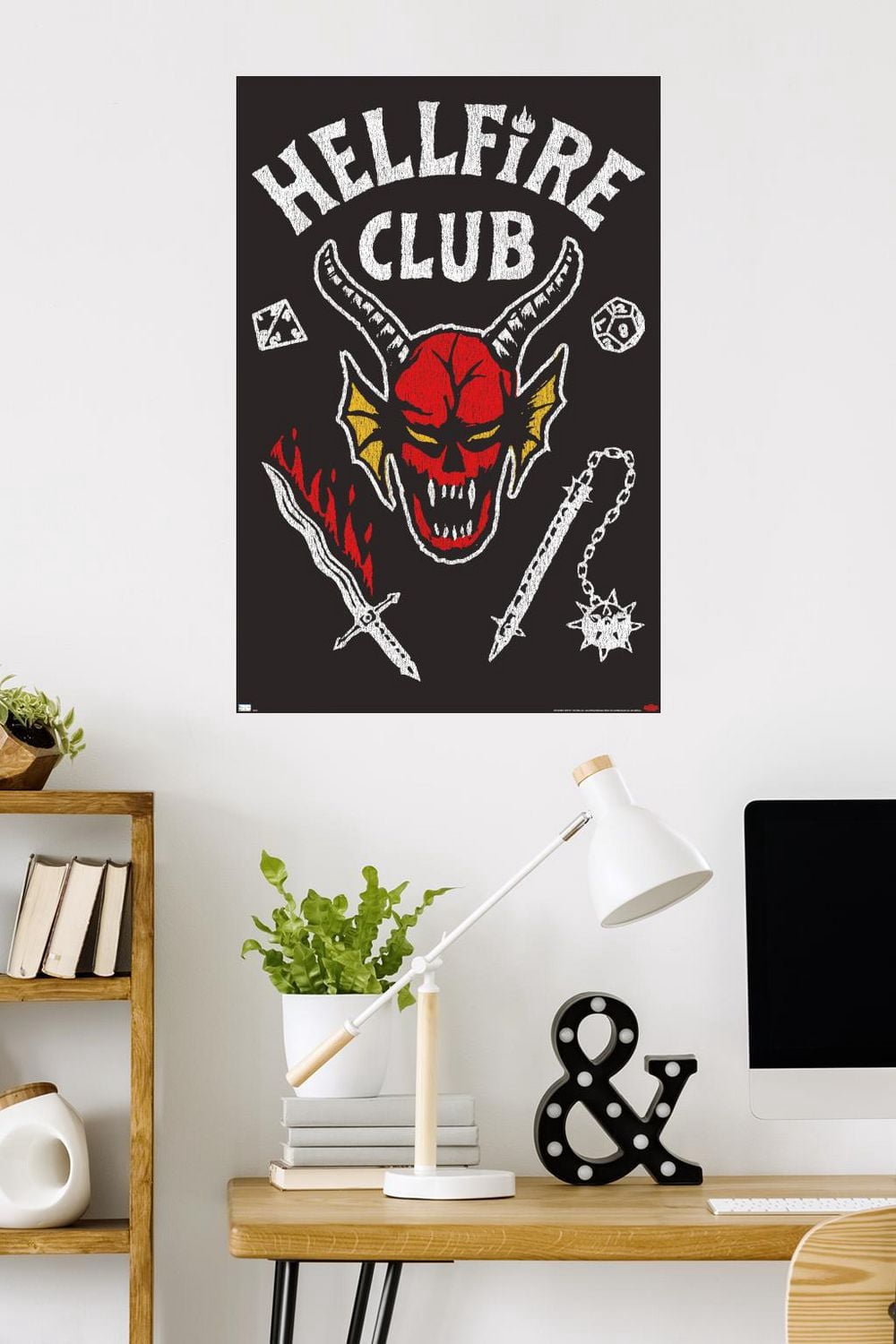 Netflix Stranger Things: Season 4 - Hellfire Club Wall Poster, 22.375" x 34"