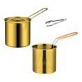 thumbnail image 2 of Lipstore Petite Friteuse en Acier Inoxydable pour Cuisine Maison, 2 of 8