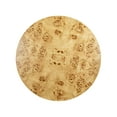 thumbnail image 2 of Jennifer Taylor Home Nebula 51" 5-6 Seater Round Burl Pillar Dining Table, Warm Natural Brown Burl Wood, 2 of 6