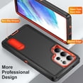 thumbnail image 4 of TECH CIRCLE for Samsung Galaxy S26+ 3-Layer PC+TPU+PC Case with KickStand Slim Heavy Duty Rugged Shock-Absorbent Tough Durable Cover,H, 4 of 8