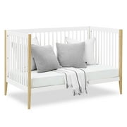 Delta Children Casey 4-in-1 Convertible Crib, Bianca White/Natural