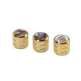 thumbnail image 5 of 3pcs Electric Guitar Bass Dome Control Caps Knobs Screw Button / , en, as described Golden, 5 of 7