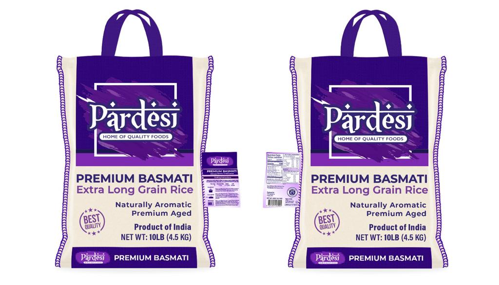 PARDESI Premium Extra Long Grain Basmati Rice 10LB - Aromatic Taste - Restaurant Quality