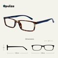 thumbnail image 2 of OPULIZE Lunettes de Lecture Unisexes Lumière Bleue 2 Pack, 2 of 7