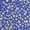 DITSY FIELDS DEEP INDIGO, variant on Terra & Sky Women's Plus V Neck Midi Dress with Short Puff Sleeves, Sizes 0X-5X