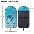 thumbnail image 5 of Bulopur Sea Turtle Car Seat Towel Waterproof Front Seat Cover Universal Washable Sweat Carseat Protector for Beach Summer Outdoor Tropical Auto Interior Decor Fit SUV Sedan Truck, 5 of 8