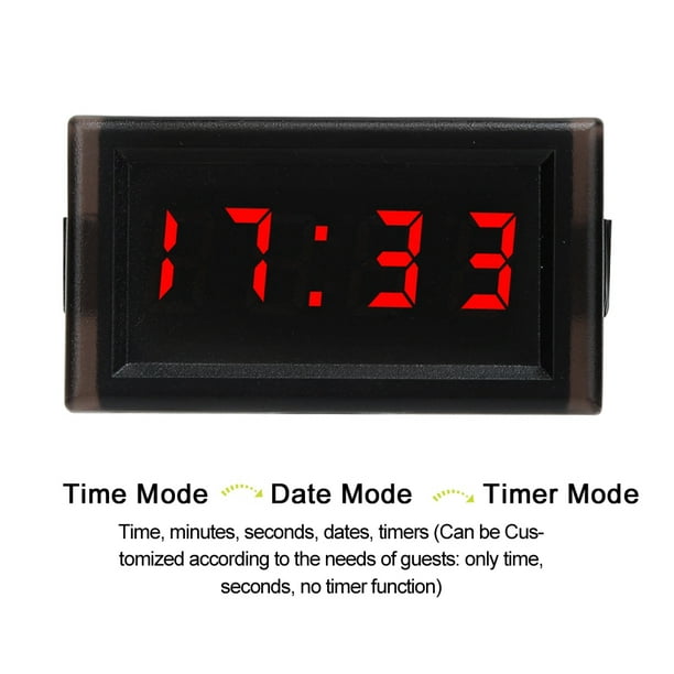 Betus Car Dashboard Digital Clock Vehicle Adhesive Clock With Jumbo Lcd  Time Waterproof