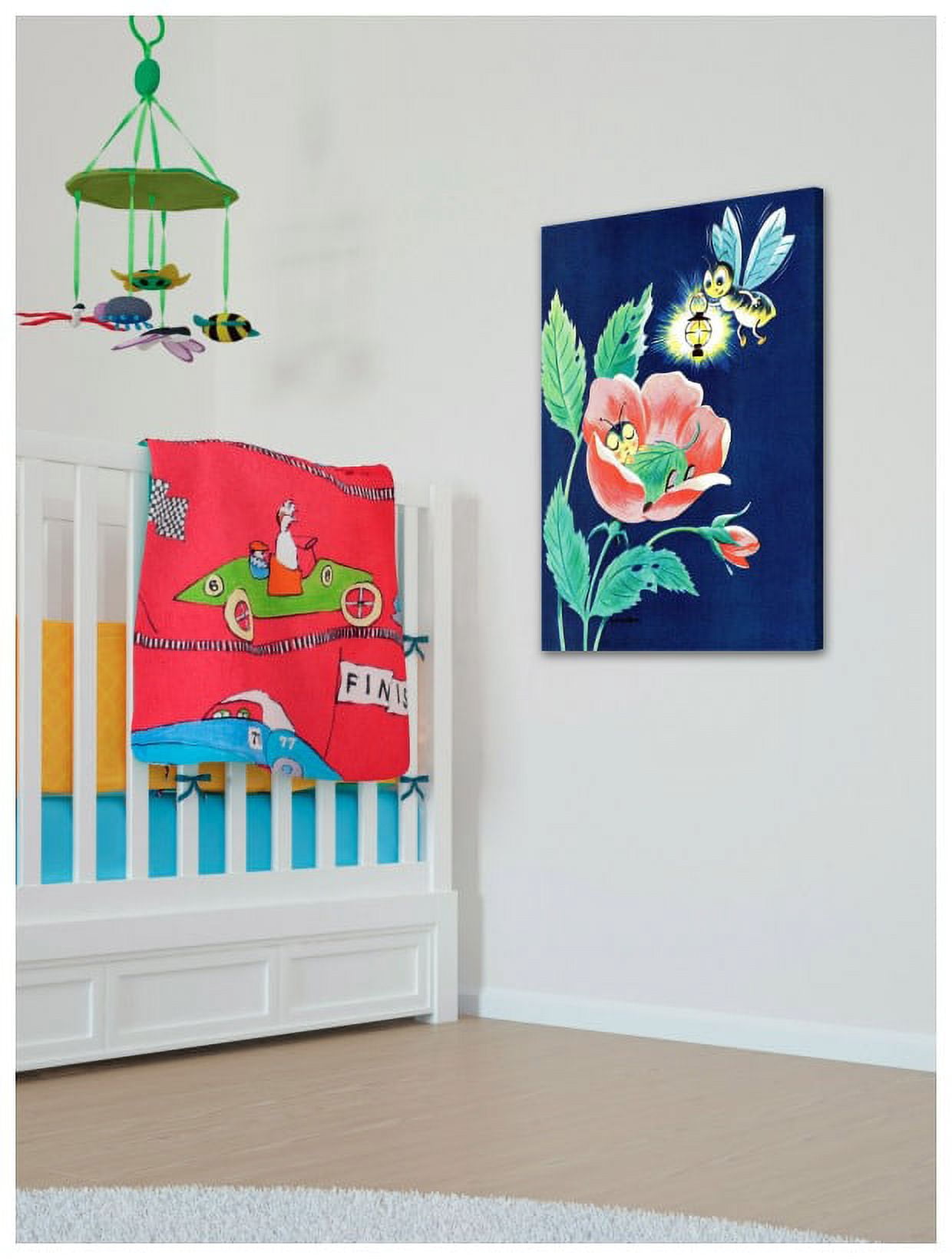 Marmont Hill "Sleeping Bug" by Curtis Painting Print on Canvas