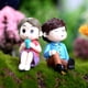 thumbnail image 2 of 4 Piezas Lindo Miniatura Pareja Y Niñas DIY Jardín De Hadas Micro Paisaje Bonsái Bote Decoración Del Hogar Pasteles De Boda Artesanía Baoblaze Ornamento miniatura de Dollhouse, 2 of 8