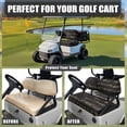 thumbnail image 4 of Garronmavis American Flag Camouflage Golf Cart Seat Covers Suitable for All Weather Conditions Split Backrest Front Seat Cover for Daily Protection Universal Fit Set, 4 of 6