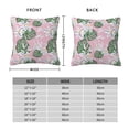 thumbnail image 2 of Pofeuu Lilies Flowers Print Double-sided plush pillowcase Square Throw Pillow Covers Pillows Cover for Living Room Bedroom Sofa Couch Cushion Cover（No pillow core）-12"x12", 2 of 7