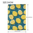 thumbnail image 3 of Pofeuu Lemon Print Travel Document Organizer Passport Holder Men Women for Family (6.5 in x 4.5 in),Wallet Holder Credit Card Clutch Bag Case, 3 of 5