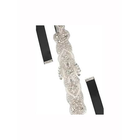 - Unique Bargains Women's Rhinestone Bead Decor Satin Ribbon Wedding Belt