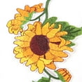 thumbnail image 6 of sunflower iron on patch embroidered clothes patch for clothing garment apparel, 6 of 6