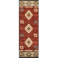 thumbnail image 2 of Rugs.com Pioneer Collection Rug – 6 Ft Runner Red Medium-Pile Rug Perfect For Hallways, Entryways, 2 of 9