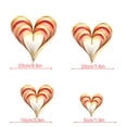 thumbnail image 3 of Advancent 1 Juego de decoraciones de corazón, adorno colgante romántico, colgante de escena de corazones estéreo único Simple, suministros para Kits de decoración para fiestas dorado, rojo Advancent HA059997-01, 3 of 6