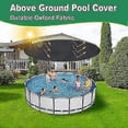 thumbnail image 4 of Pool Cover Foldable Drawstring Design Round Waterproof Dustproof Oxford Fabric Washable Protection Pet Pool SuppliesSblack, 4 of 5