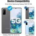thumbnail image 4 of Vultic [3 Pack] Screen Protector for Samsung Galaxy S20 FE [Case Friendly], Tempered Glass Film Cover, 4 of 5