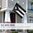 thumbnail image 4 of Anley Fly Breeze 3x5 Foot Puerto Rico Flag Black - Puerto Rican National Flags Polyester with Brass Grommets, 4 of 7