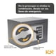 thumbnail image 4 of Caja Fuerte Negra de Seguridad Digital con Llave Pequeña Kingsman KMCF23N, 4 of 8