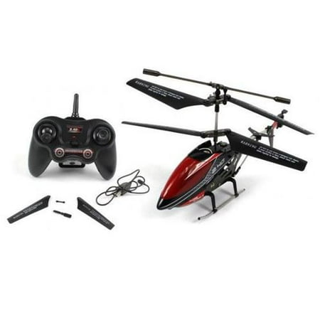 Az Import and Trading HG20 9 inch UDI U820 Mini 3CH 2. 4GHz Alloy RC Helicopter Red-Blue
