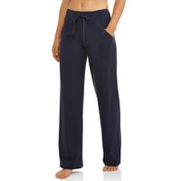 Athletic Works Women's Dri-More Core Athleisure Relaxed Fit Yoga Pants Available in Regular and Petite