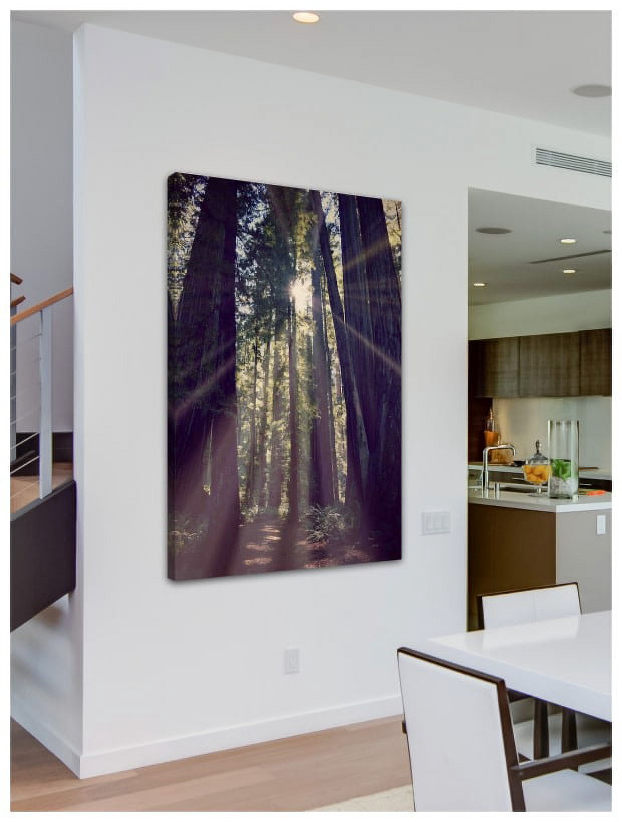 Marmont Hill "Redwoods Hike" by Robert Dickinson Painting Print on Canvas
