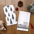 thumbnail image 5 of SM-XLHN Christmas Kitchen Towels Set of 2,Black Xmas Tree Dish Towels 18x26 Inch,Hoilday Farmhouse Home Decoration AD101, 5 of 6