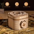 thumbnail image 2 of 3D Wooden Treasure Box Puzzle Unique Model Kits to Build Mechanical Engineering Kits Great Birthday, 2 of 5