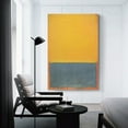 thumbnail image 3 of Mark Rothko Print Abstract《Yellow And Gray》Canvas Paintings Wall Art Poster Canvas Wall Art Poster Decorative Bedroom Modern Home Print Picture Artworks Posters 12x18inch(30x45cm), 3 of 6