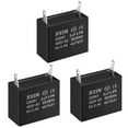 thumbnail image 5 of Uxcell 38x20x30mm 3uF 450V AC Single Insert CBB61 Ceiling Fan Capacitors 3 Pack, 5 of 5