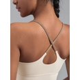 thumbnail image 3 of PISONIC Women's Sports Bra - Breathable & Comfortable Yoga & Fitness Top with Straps, Medium Stretch, Non-Padded, Perfect for Workouts & Casual Wear, Workout Clothes, 3 of 12