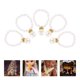 thumbnail image 5 of FELTECHELECTR 10 piezas de colgante de perlas de imitación, collar artesanal, decoración de pato amarillo pequeño, collar de perlas de imitación para muñecas, accesorios de moda para muñecas., 5 of 5