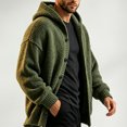 thumbnail image 6 of Ceisia Men's Hooded Button Down Knit Cardigan Long Sleeve Loose Casual Sweater Jacket With Side Pockets Gift, 6 of 6
