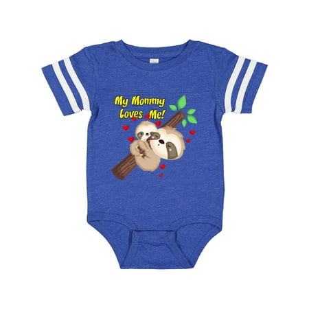 

Inktastic My Mommy Loves Me Gift Baby Boy or Baby Girl Bodysuit