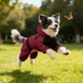 thumbnail image 6 of Insulated Winter Hooded Snowsuit Full Body Coverage Four Legs Adjustable Warm Jacket For Small Dogs, 6 of 6