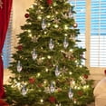 thumbnail image 1 of Christmas Christmas Decoration LED Emitting Cones Christmas Tree Pendant Creatives Transparent Christmas 6 Pcs, 1 of 7
