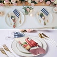 thumbnail image 2 of Cloth Napkins Set of 6 - 20x20 Inches, 4th of July Washable Reusable Table Napkins, Red Truck Watermelon Patriotic Star USA Flag Soft & Absortbent Dining Napkin for Party Wedding Hotel Restaurant, 2 of 8