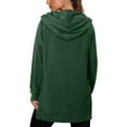 thumbnail image 5 of UQJfacai Hoodies for Women Lightweight Oversized Sweatshirt Loose Casual Raglan Long Sleeve Side Split Hooded Fall Tops with Pocket, 5 of 9