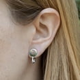 thumbnail image 2 of Hippopotamus Goes Roar Novelty Clip-On Stud Earrings, 2 of 3