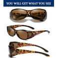 thumbnail image 2 of Unisex Wraparound  Glasses Polarized Wear Over Sunglasses 8953, 2 of 5