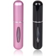 thumbnail image 1 of Travel Mini Perfume Refillable Atomizer, Portable Perfume Spray Bottle Container, Travel Perfume Scent Pump Case Fragrance Empty Spray Bottle for Traveling and Outgoing (2 Pack, 5ml), 1 of 5