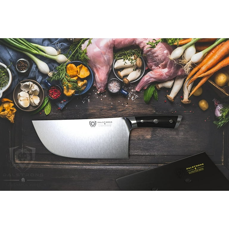 Dalstrong Cleaver Butcher Knife - Gladiator Series - The Ravager - German HC Steel - 9 inch - Guard - Heavy Duty