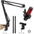 thumbnail image 1 of xianyou-QuadCast Support de Micro 2 Boom Arm, Bras de Micro Réglable avec Adaptateur de 3/8 Pieds' à 5/8 Pieds' Compatible avec HyperX QuadCast, QuadCast 2 S, Blue Yeti, AM8 et Autres Micros, Parfait pour Diffusion en Continu, Enregistrement, 1 of 4