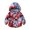 Red 1, variant on Baby Delas!Winter Savings Clearance!Waterproof Hooded Jacket for Boys Girls Double Zipper Kids Raincoats Outdoor Windbreaker Rain Jacket Warm Outerwear 1-9 Years Toddler Jackets for Girls Clearance